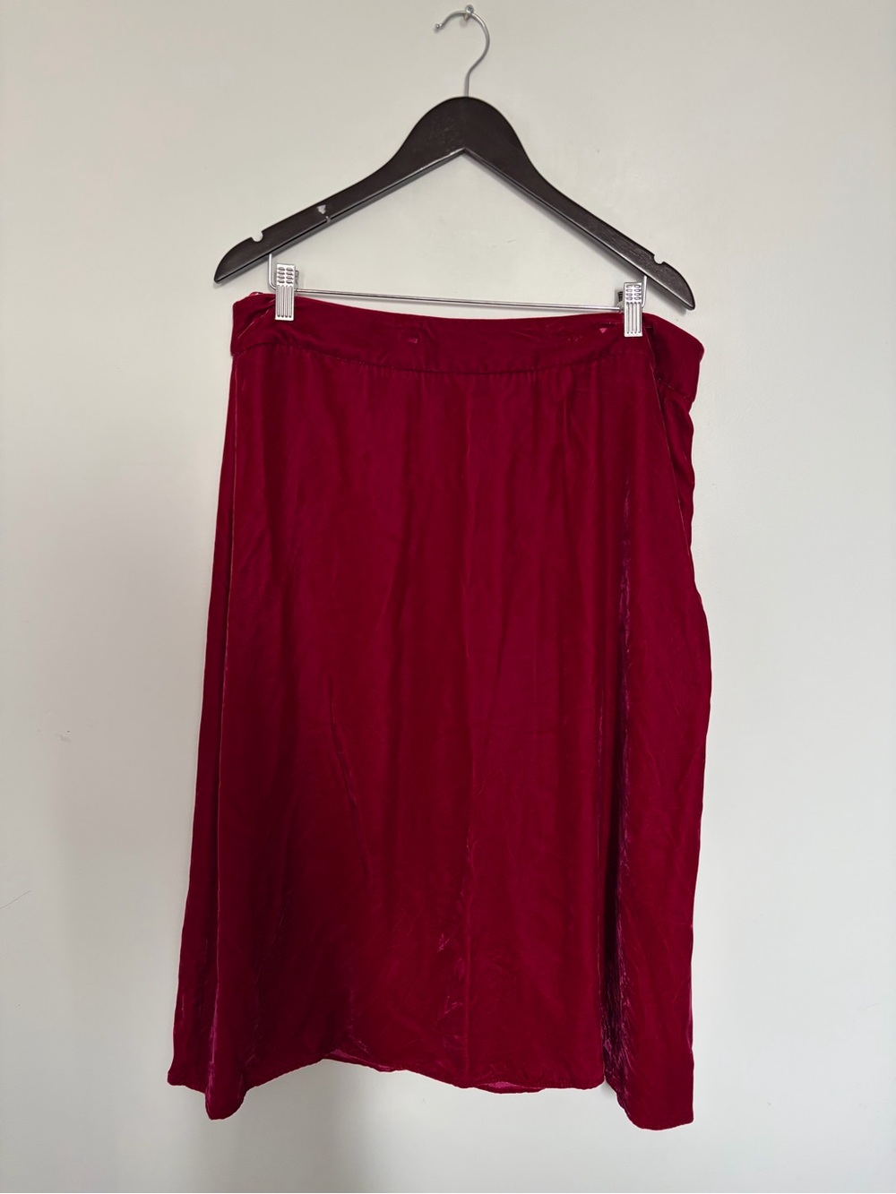 Sézane Velvet Dress - Fuchsia - 46/XXL